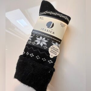 2 for $8 Jessica Black and White Socks